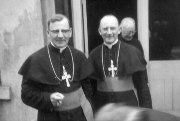 659: Archbishop Patrick Skinner in the center (circa 19??) [courtesy of Julia (Carroll) Best]  - Son of Thomas Skinner &amp;amp; Julia Anne Lambe